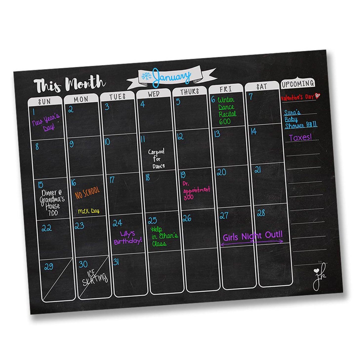 teacher gift idea for classroom whiteboard calendar 