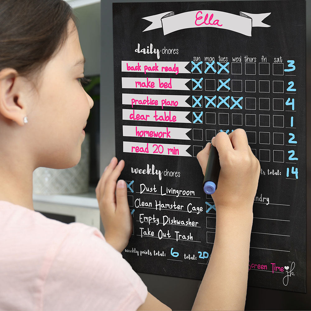 Magnetic Chore Chart Behavior Chore List for Kids chore chart template