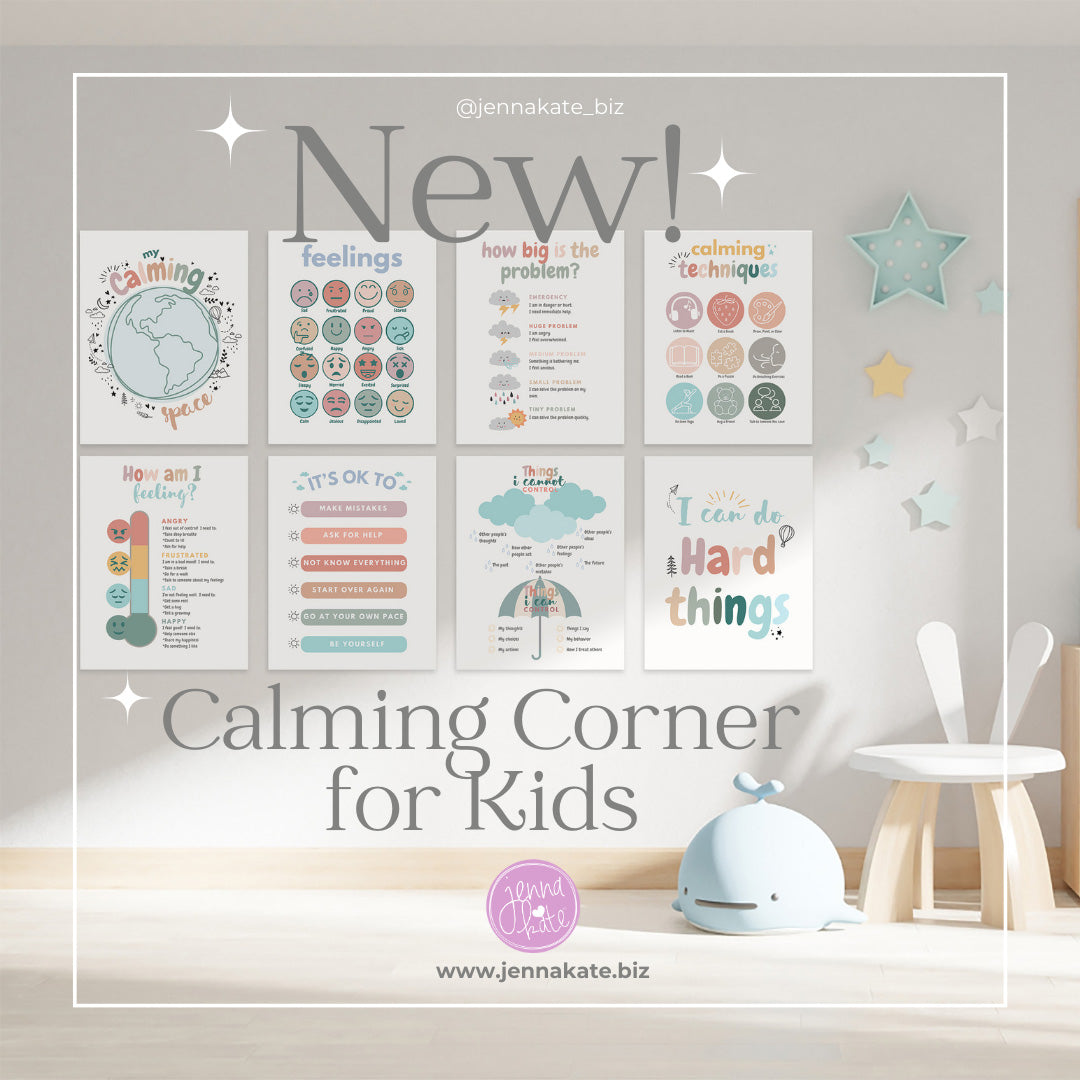 *Pre-Order Only* Calming Corner Kit - Breathing Exercises for Kids