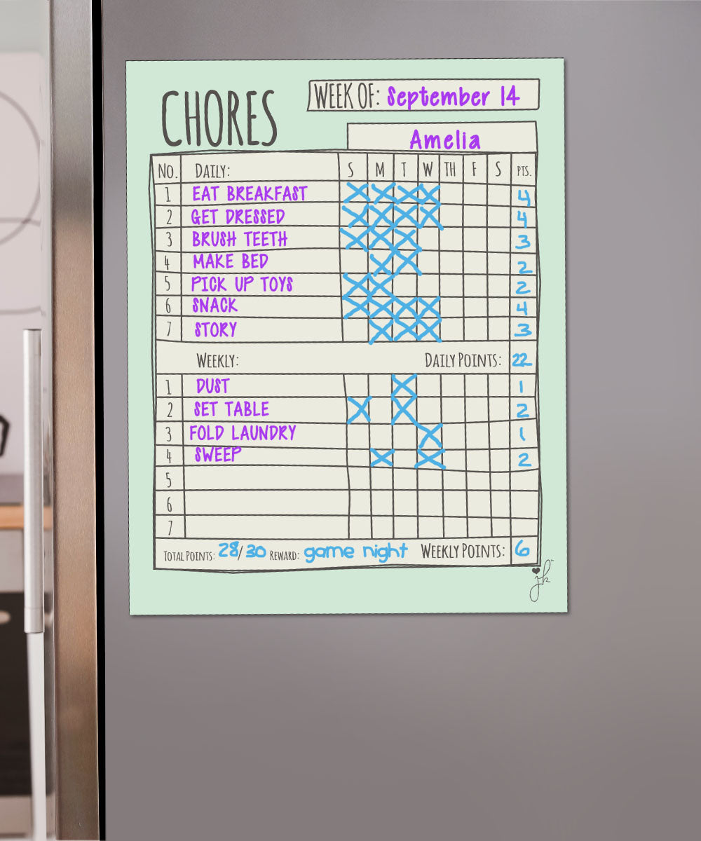 morning chores list for kids magnetic chore board daily weekly