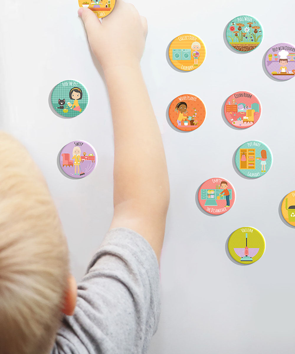 Behavior Picture Magnets for Preschoolers toddler chore chart