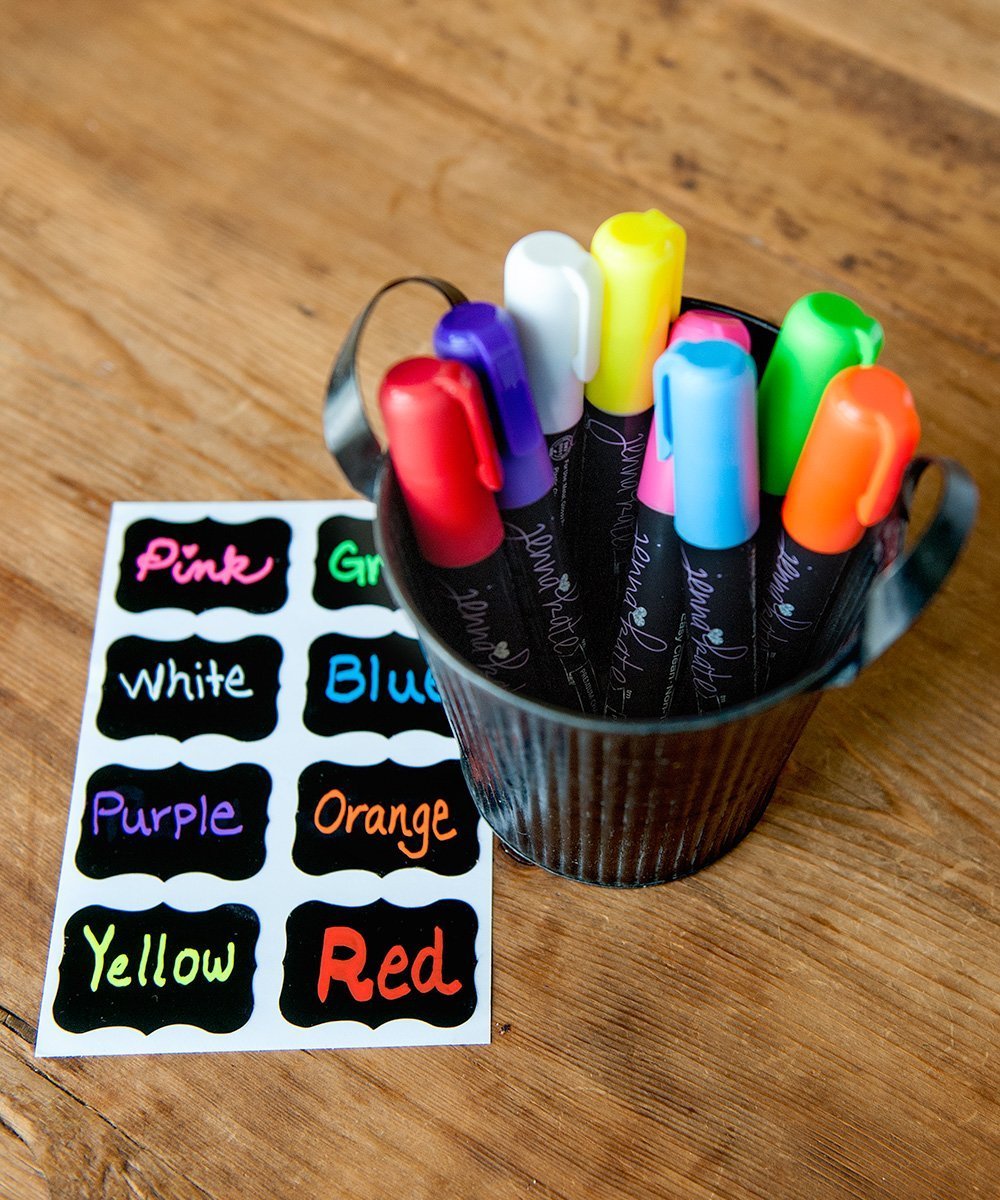 8 Pack Liquid Chalk Markers - 6mm - JennaKate