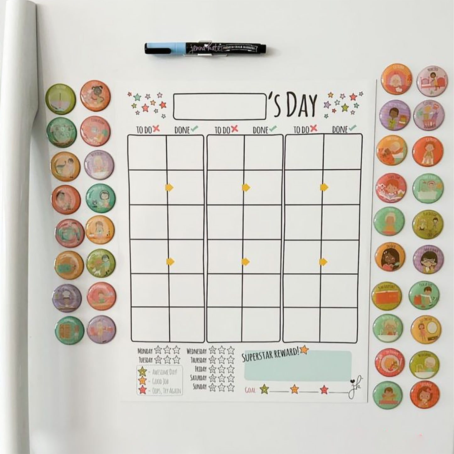 toddler daily routine chore chart kitpicture magnets for 4 year old chore chart