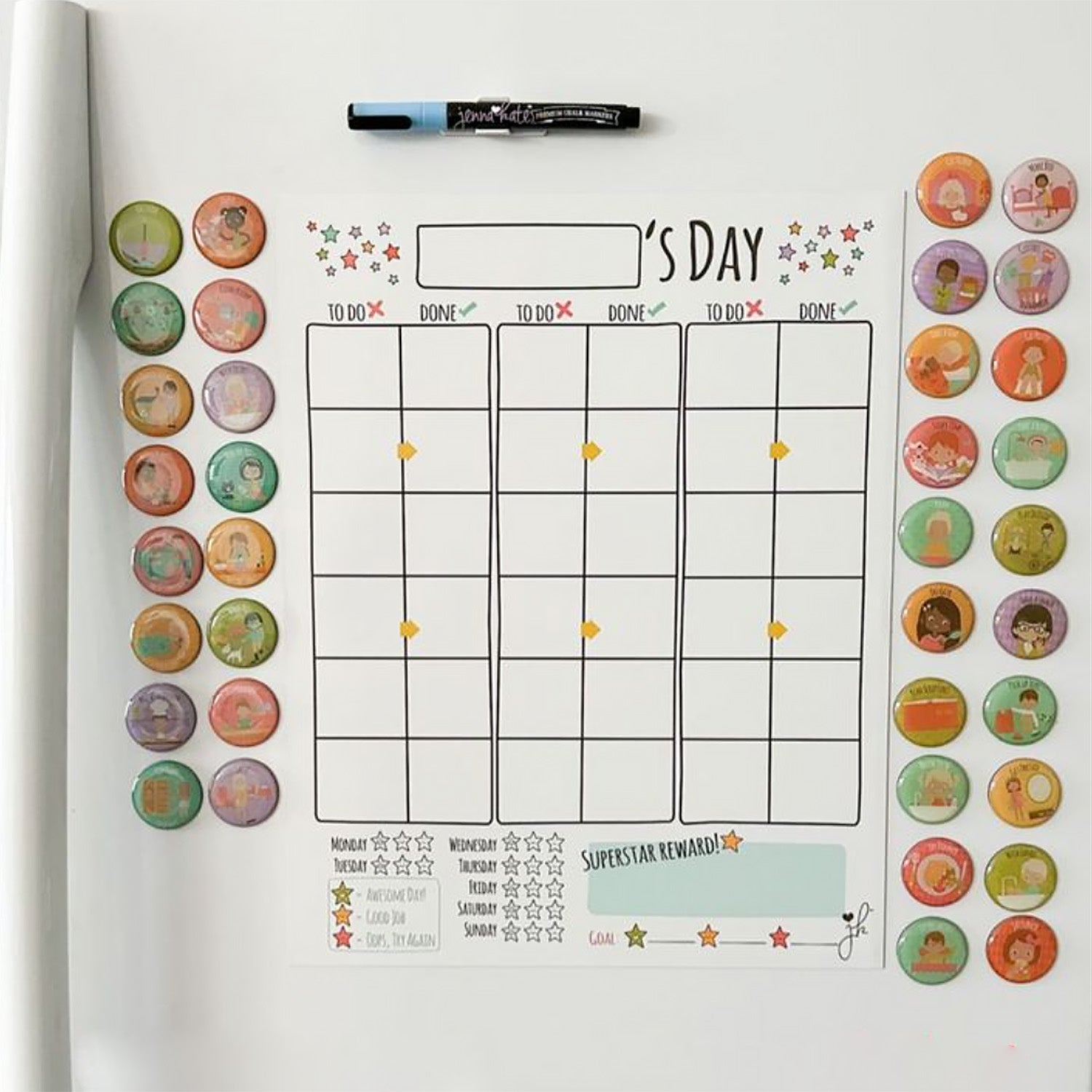 toddler daily routine chore chart kitpicture magnets for 4 year old chore chart