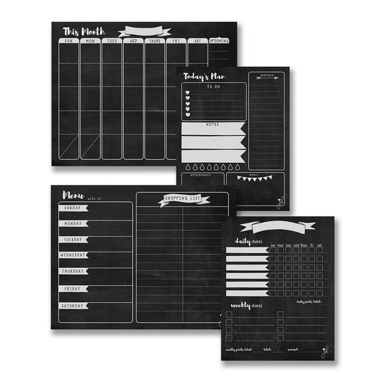 Magnetic Bundle - 4 Pack - Chalkboard Design - JennaKate