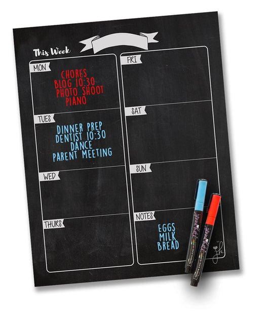 Weekly Planner Board Dry Erase Calendar magnetic